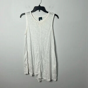 Anthropologie Left of Center Roxie White Sleeveless Tank